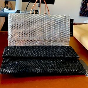Badgley Mischka envelope clutch.
